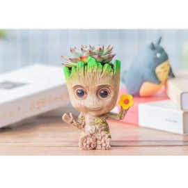 Strongwell Home Garden Succulent Flower Pot Planter Cartoon Figures Toy Tree Man Desktop Decorations Gift Crafts