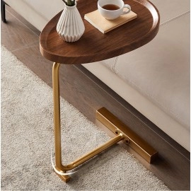 Nordic Side Table Modern Living Room Home Sofa Side Table Hotel Homestay Bedside Side Table Iron Assemble Furniture For Office