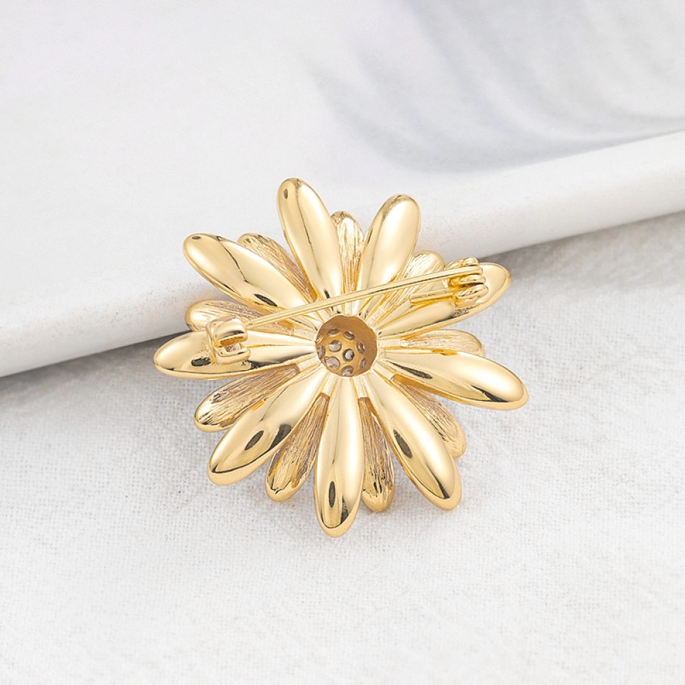 New Arrival Pink Daisy Flowers Women Brooches Fashion Costume Jewelry