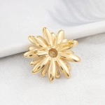 New Arrival Pink Daisy Flowers Women Brooches Fashion Costume Jewelry